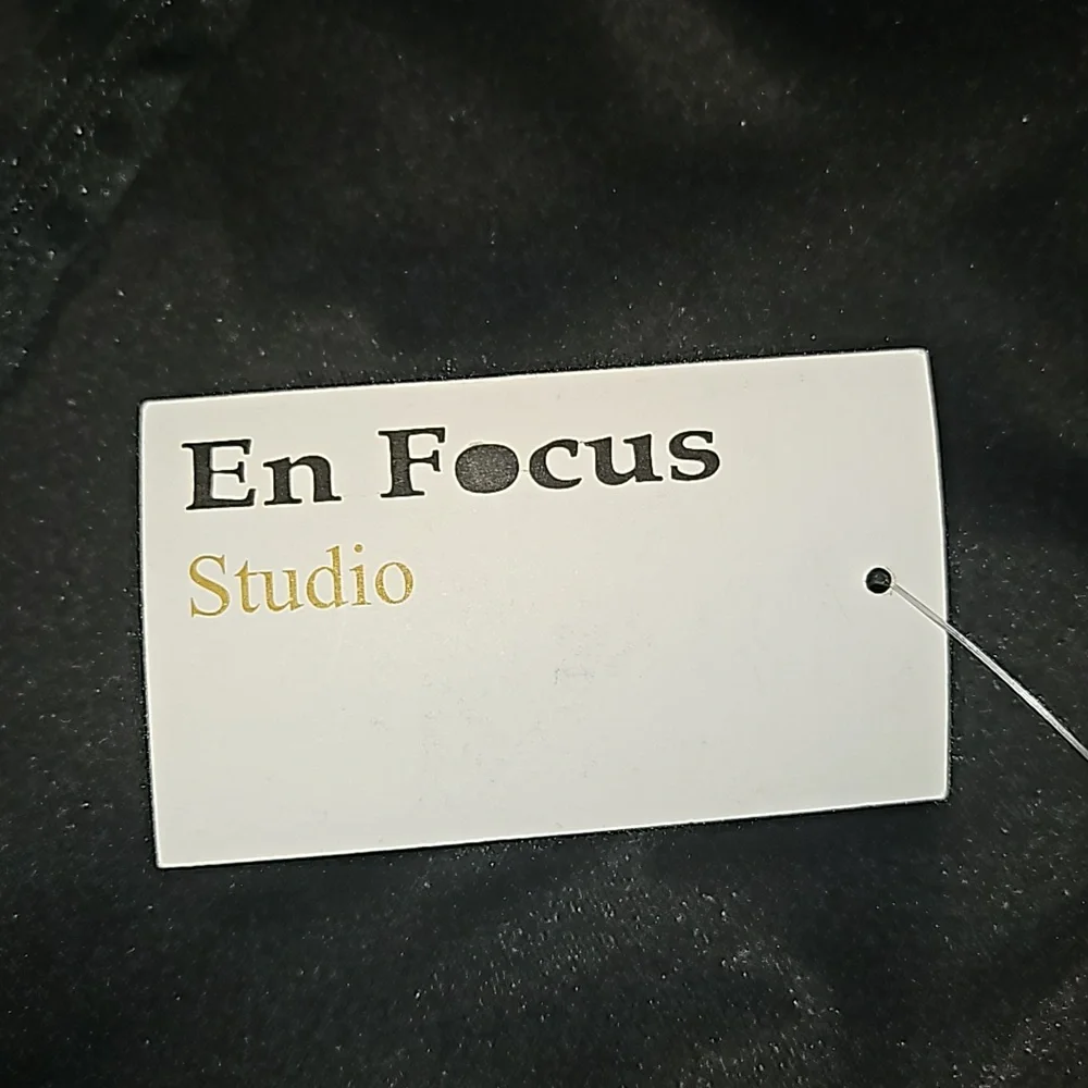 ENFOCUS STUDIO Women Black Sequin Ribben Gown Size 12 - Picture 14 of 14